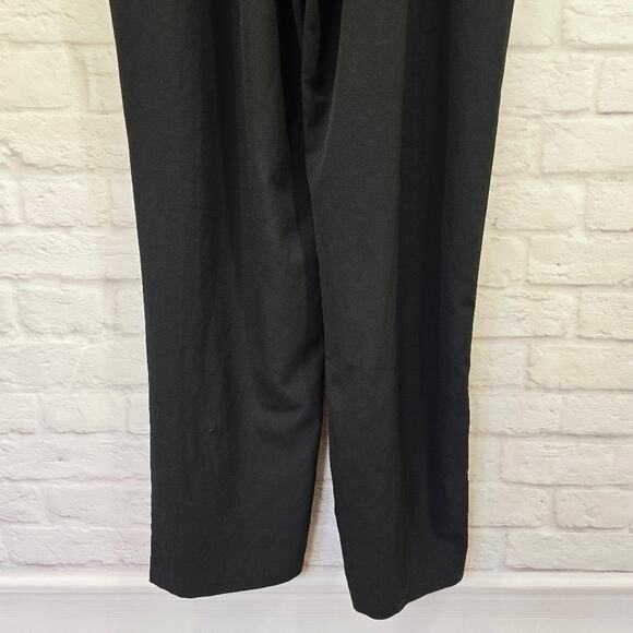 A City Triangles Womens Black Lace Sleeveless Casual Straight Jumpsuit Size XL - Picture 11 of 13